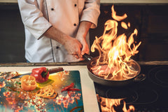 Very Big Cooktop saver - Nature series DD08 Blooming orchard