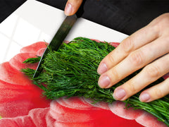 UNIQUE Tempered GLASS Kitchen Board Fruit and Vegetables series DD02 Raspberries