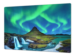 Very Big Cooktop saver - Nature series DD08 Aurora borealis