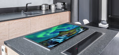 Very Big Cooktop saver - Nature series DD08 Aurora borealis