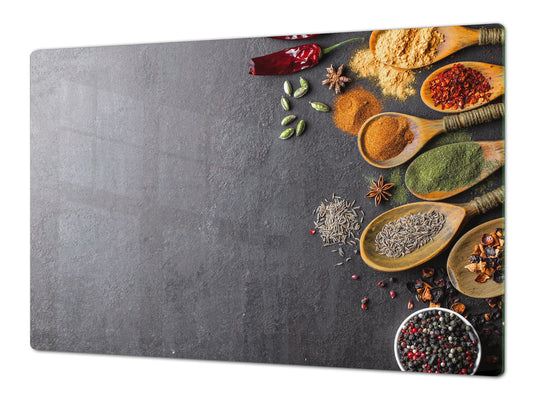 Cutting Board and Worktop Saver – SPLASHBACKS: A spice series DD03B Asian spices 3