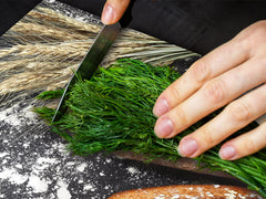 HUGE TEMPERED GLASS CHOPPING BOARD – Bread and flour series DD09 Fresh bread 10