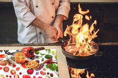 UNIQUE Tempered GLASS Kitchen Board Fruit and Vegetables series DD02 Fruit and vegetables 4