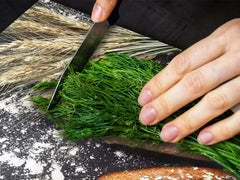 HUGE TEMPERED GLASS CHOPPING BOARD – Bread and flour series DD09 Fresh bread 12