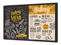 GIGANTIC CUTTING BOARD and Cooktop Cover - Expressions Series DD17 Bakery dessert menu