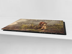 Induction Cooktop Cover – Glass Worktop saver: Fantasy and fairy-tale series DD18 Robin Hood's girlfriend