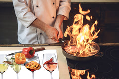 BIG KITCHEN PROTECTION BOARD or Induction Cooktop Cover - Wine Series DD04 Wine tasting 1