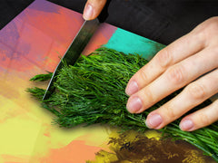 Impact & Shatter Resistant Worktop saver- Image Series DD05B Colorful park