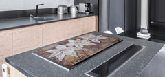 Induction Cooktop Cover – Glass Cutting Board- Flower series DD06B Flowers 3