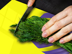 Worktop saver and Pastry Board – Cooktop saver; Series: Outside Series DD19 Violet leaves 2