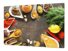 Cutting Board and Worktop Saver – SPLASHBACKS: A spice series DD03B Colorful spices 1