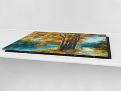 Very Big Cooktop saver - Nature series DD08 Park in the autumn season 1