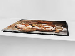 HUGE TEMPERED GLASS CHOPPING BOARD – Bread and flour series DD09 Breads 7