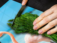 Gigantic Worktop saver and Pastry Board - Tempered GLASS Cutting Board Animals series DD01 Flamingos