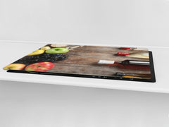 UNIQUE Tempered GLASS Kitchen Board Fruit and Vegetables series DD02 Fruit 2