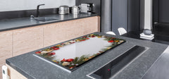 HUGE TEMPERED GLASS COOKTOP COVER - DD30 Christmas Series: Christmas decoration