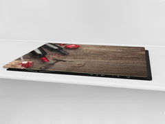 BIG KITCHEN PROTECTION BOARD or Induction Cooktop Cover - Wine Series DD04 Bottles of wine 3