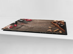 BIG KITCHEN PROTECTION BOARD or Induction Cooktop Cover - Wine Series DD04 Bottles of wine 4