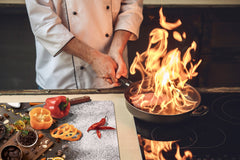 Tempered GLASS Cutting Board - Glass Kitchen Board; Cakes and Sweets Serie DD13 Sweets 4