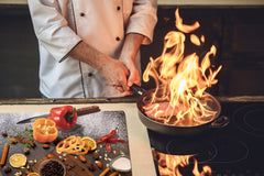 Tempered GLASS Cutting Board - Glass Kitchen Board; Cakes and Sweets Serie DD13 Sweets 2