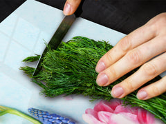 Induction Cooktop Cover – Glass Cutting Board- Flower series DD06B Bouquet