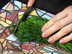 Worktop saver and Pastry Board – Cooktop saver; Series: Outside Series DD19 Gothic city