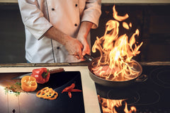 Induction Cooktop Cover – Glass Worktop saver: Fantasy and fairy-tale series DD18 Swing in cosmos