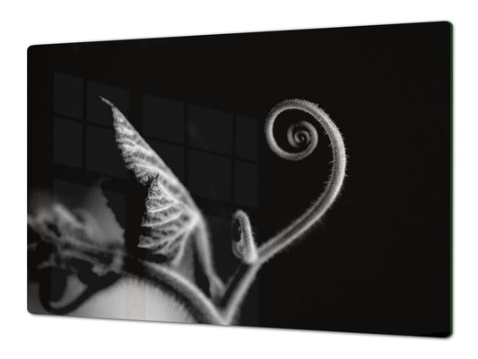 Cubierta de placa de inducción - Tabla para cortar vidrio - Serie de flores DD06B Brotes De Plantas