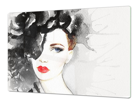 Impact & Shatter Resistant Worktop saver- Image Series DD05B Woman 11