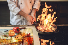 Impact & Shatter Resistant Worktop saver- Image Series DD05B Old Town