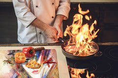 Worktop saver and Pastry Board – Cooktop saver; Series: Outside Series DD19 Woman 10