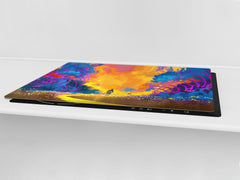 COPRI-PIANO COTTURA A INDUZIONE – Proteggi-piano di lavoro: GIGANTE Copri-piano cottura a induzione – ENORME tagliere; Serie fantasy e fiabesca DD18: L'ultimo modo