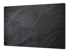 ENORMOUS Tempered GLASS Chopping Board - Induction Cooktop Cover DD36 Textures and tiles 2 Series: Dark granite