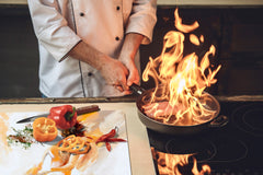 GIGANTIC CUTTING BOARD and Cooktop Cover- Image Series DD05A In embrace