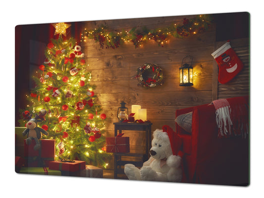 ENORME CUBREVITRO DE CRISTAL TEMPLADO - DD30 Serie de Navidad: Ambiente navideño