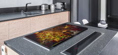 HUGE TEMPERED GLASS COOKTOP COVER - DD30 Christmas Series: Christmas atmosphere
