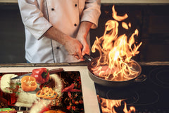 HUGE TEMPERED GLASS COOKTOP COVER - DD30 Christmas Series: Santa spells