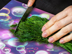 Induction Cooktop Cover – Glass Worktop saver: Fantasy and fairy-tale series DD18 Soap bubbles