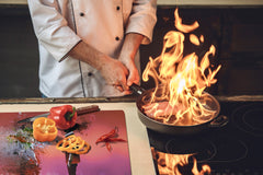 Induction Cooktop Cover – Glass Worktop saver: Fantasy and fairy-tale series DD18 Farewell