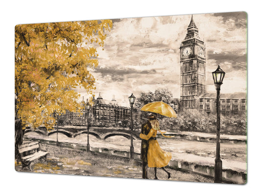 Impact & Shatter Resistant Worktop saver- Image Series DD05B Big Ben 2