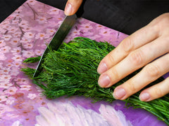 Gigantic Worktop saver and Pastry Board - Tempered GLASS Cutting Board Animals series DD01 Swans