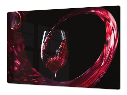 BIG KITCHEN PROTECTION BOARD or Induction Cooktop Cover - Wine Series DD04 Red wine 1