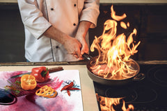 Worktop saver and Pastry Board – Cooktop saver; Series: Outside Series DD19 Guitar