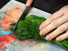 Induction Cooktop Cover – Glass Cutting Board- Flower series DD06B Poppies 6