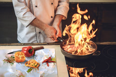 ENORMOUS Tempered GLASS Chopping Board - Flower series DD06A Cherry blossom 1