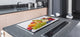 UNIQUE Tempered GLASS Kitchen Board Fruit and Vegetables series DD02 Summer Fruit