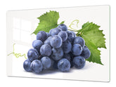 UNIQUE Tempered GLASS Kitchen Board Fruit and Vegetables series DD02 Grape