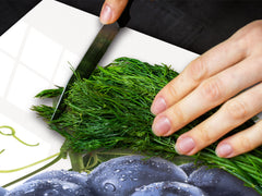 ÉNORME Planche à découper; Série de fruits et légumes DD02: Grain de raisin