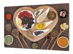 HUGE TEMPERED GLASS COOKTOP COVER A spice series DD03A Heart of spices