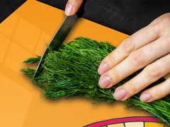 HUGE TEMPERED GLASS CHOPPING BOARD ; Moroccan design Series DD21 Underwater doodles